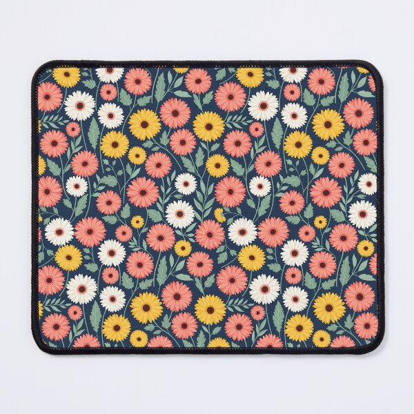 Item preview, Midnight Blossom Daisy Garden Pattern designed and sold by VelloomStore.