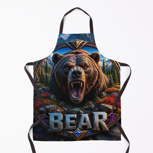 Item preview, Grizzly Bear Wilderness Mountains Esports Crest Logo designed and sold by AgnesB77.