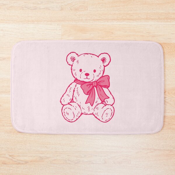 Item preview, Y2K Pop Pink Aesthetic Teddy Bear designed and sold by BrownHorse90s.