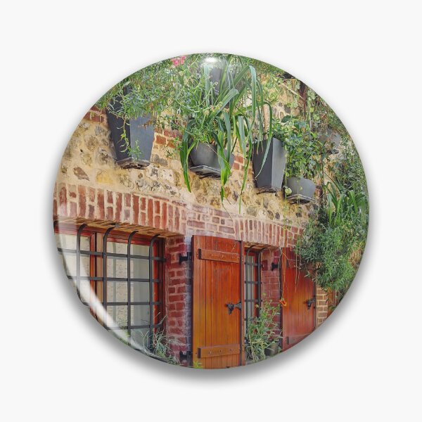 Item preview, flowers hanging rustic facade designed and sold by psychoshadow.