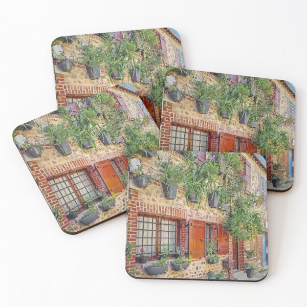 Item preview, flowers hanging rustic facade designed and sold by psychoshadow.