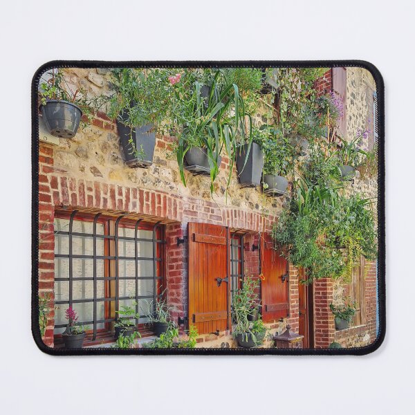 Item preview, flowers hanging rustic facade designed and sold by psychoshadow.