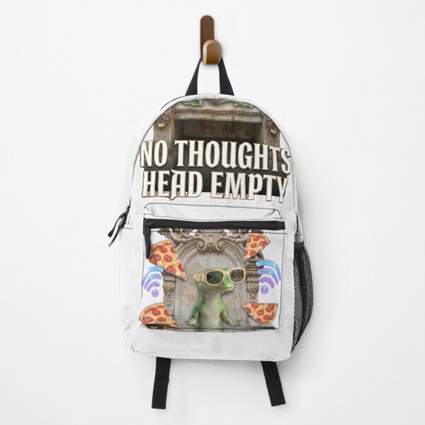 Item preview, No Thoughts Head Empty – Gecko Renaissance Throne Absurd Brainrot T-Shirt designed and sold by Glitch_Fauna.