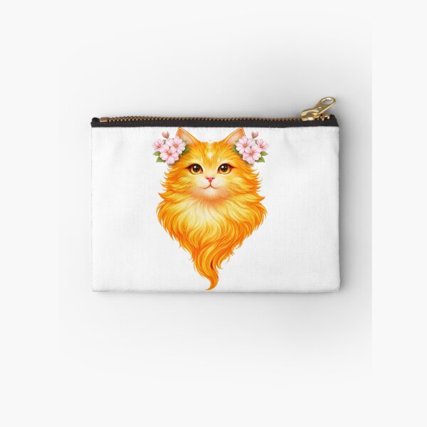 Item preview, Fluffy Mood Cat – Friendly Sakura | Cute Aesthetic Cat designed and sold by ClarityForms.
