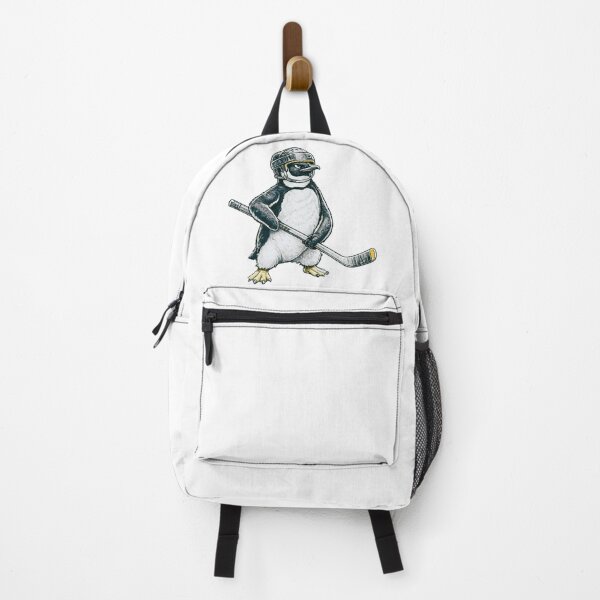 Item preview, Penguin Hockey Player Vintage Cartoon Sports Fan T-Shirt | Cute Ice Hockey Animal Graphic Gift designed and sold by Teetreasure2.