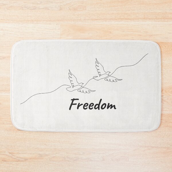Item preview, Minimalist Freedom Birds Continuous Line Art Design designed and sold by ShaderShirts.