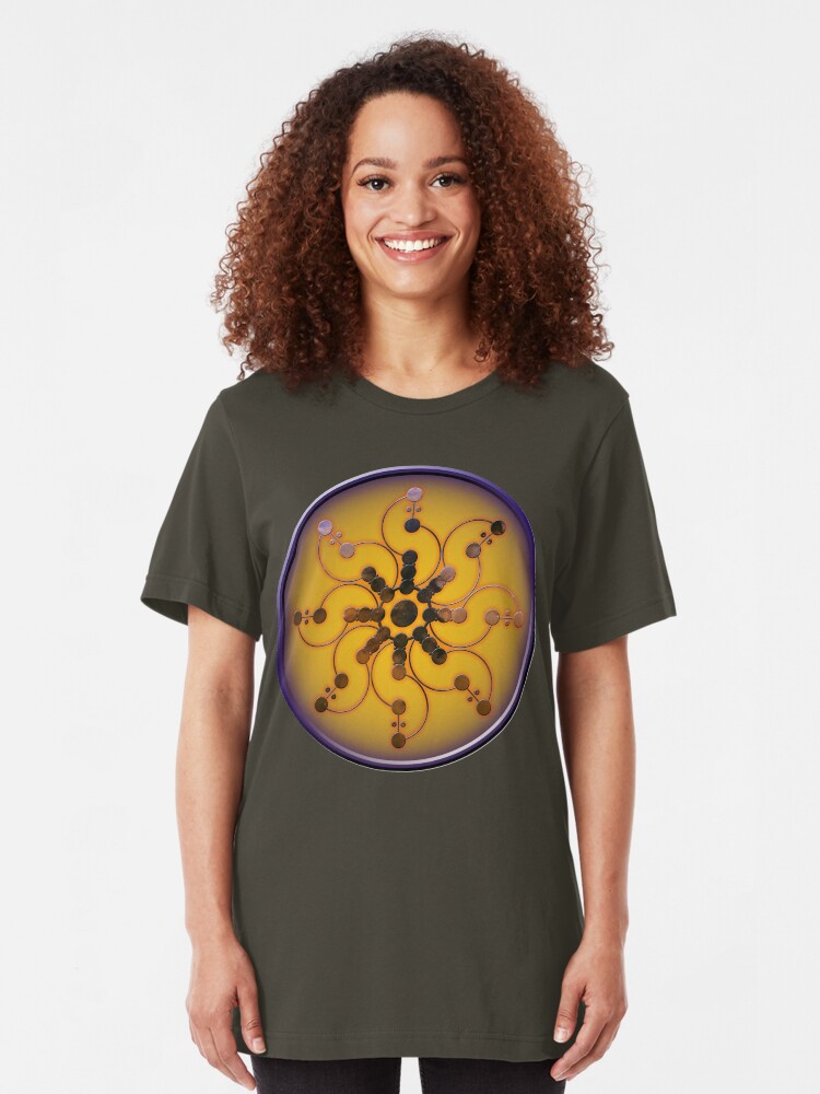 Alternate view of Crop circle Tidcombe - Wiltshire 2009 Slim Fit T-Shirt