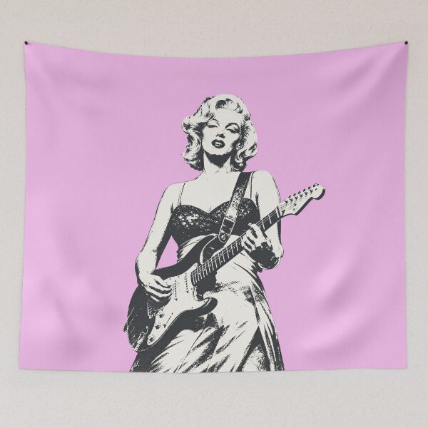 Item preview, Beautiful Blonde Playing Guitar designed and sold by SunfullyYours.