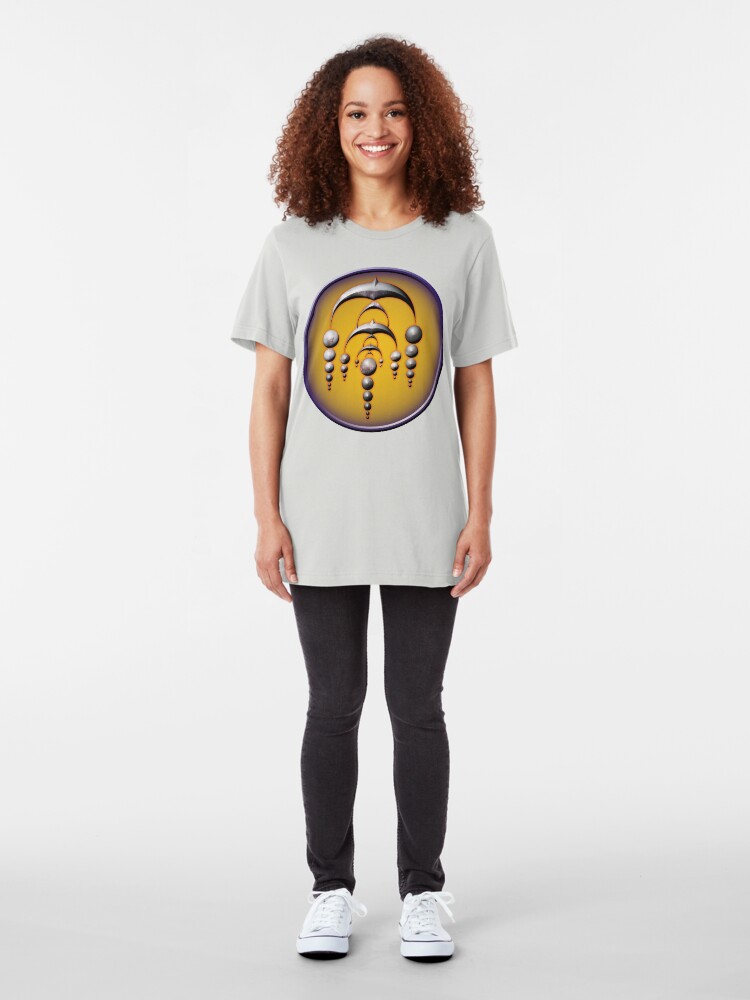 Alternate view of Crop Circle Winterbourne - Wiltshire 2007 Slim Fit T-Shirt