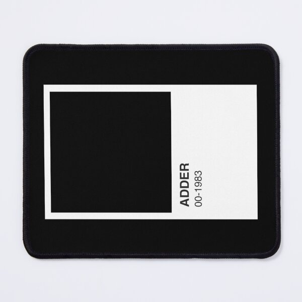 Item preview, Adder TV Show Black Colour Swatch - Black Border designed and sold by The Colourful Game.