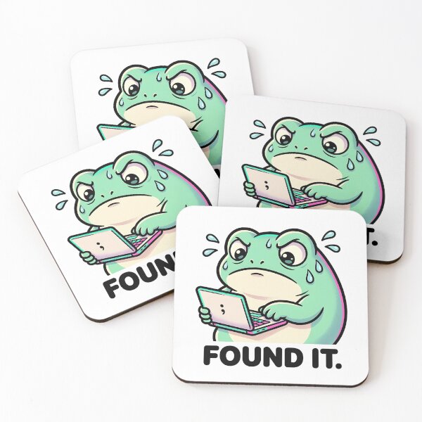 Item preview, Funny Coding Frog Found It Semicolon Programmer Humor designed and sold by Urben Loop.