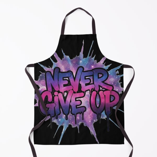 Item preview, Never Give Up Graffiti Galaxy Motivational Art designed and sold by Core design hub .