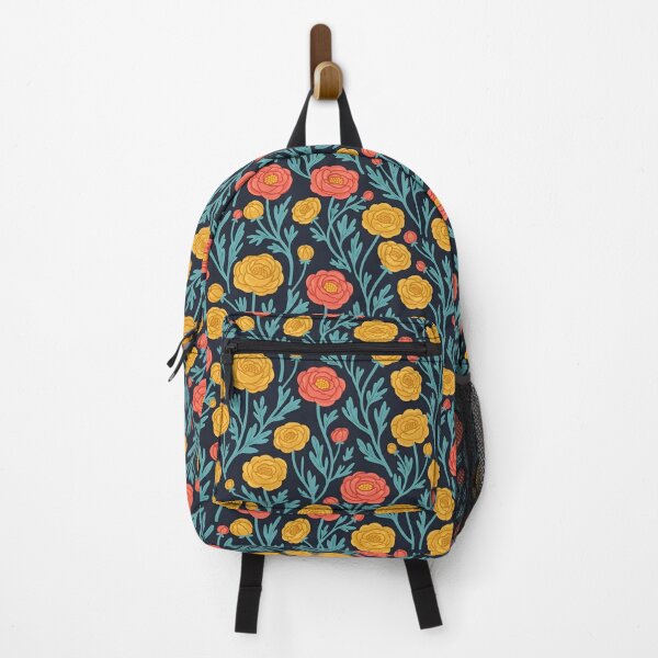 Item preview, Modern Gold and Coral Buttercup Print designed and sold by VelloomStore.