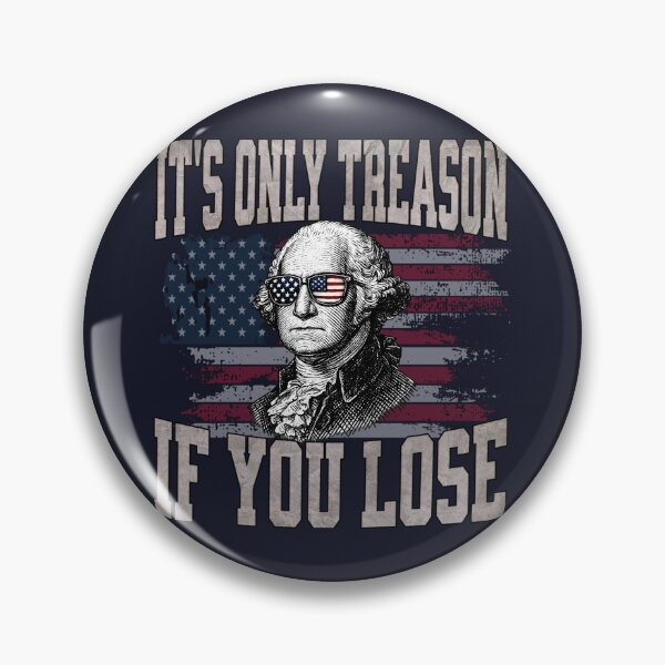 Item preview,  It's Only Treason If You Lose Funny George Washington American Flag Sunglasses 4th of July 2026 designed and sold by Youngkev-arts.