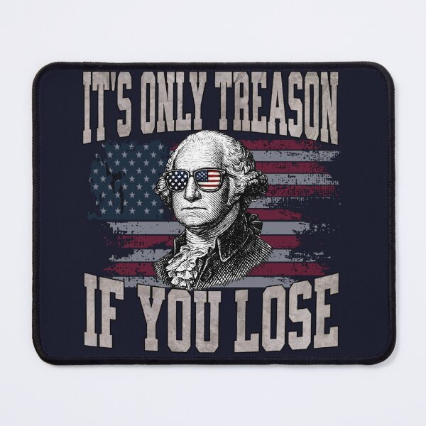 Item preview, It's Only Treason If You Lose Funny George Washington American Flag Sunglasses 4th of July 2026 designed and sold by Youngkev-arts.