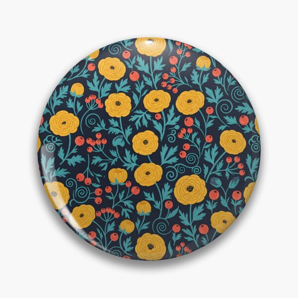 Item preview, Vibrant Twilight Buttercup Meadow Pattern designed and sold by VelloomStore.