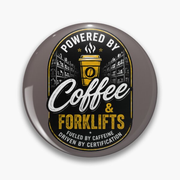 Item preview, Powered by Coffee and Forklifts Shirt | Coffee Lovers Tees | Forklift Certified | Forklift Operator | Cafe Life Shirts designed and sold by Serigraphy.