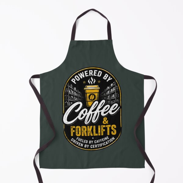 Item preview, Powered by Coffee and Forklifts Shirt | Coffee Lovers Tees | Forklift Certified | Forklift Operator | Cafe Life Shirts designed and sold by Serigraphy.
