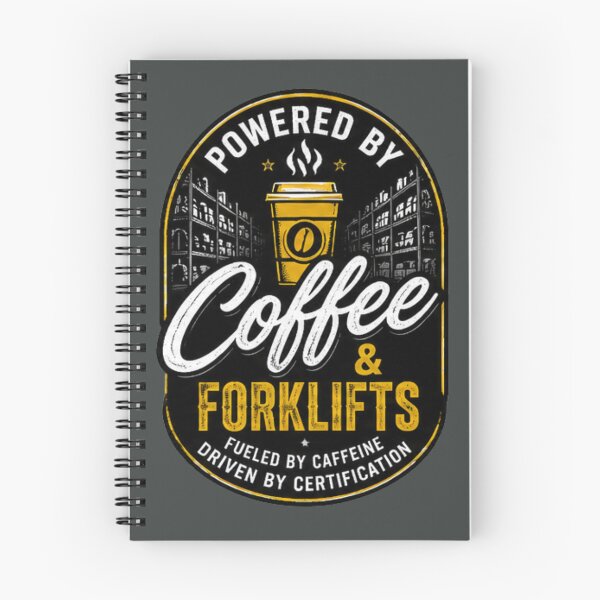 Item preview, Powered by Coffee and Forklifts Shirt | Coffee Lovers Tees | Forklift Certified | Forklift Operator | Cafe Life Shirts designed and sold by Serigraphy.