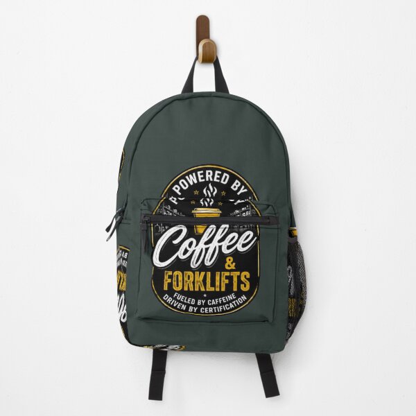 Item preview, Powered by Coffee and Forklifts Shirt | Coffee Lovers Tees | Forklift Certified | Forklift Operator | Cafe Life Shirts designed and sold by Serigraphy.