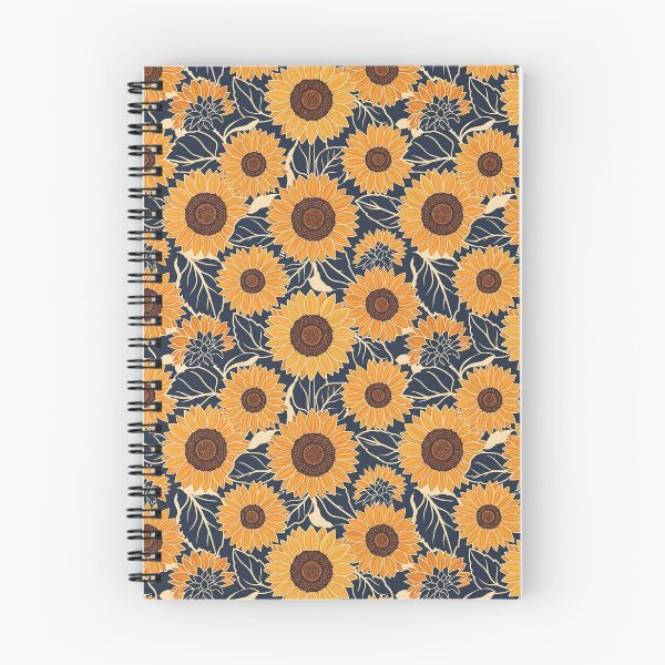 Item preview, Bold Folk Art Sunflower Seamless Pattern designed and sold by VelloomStore.