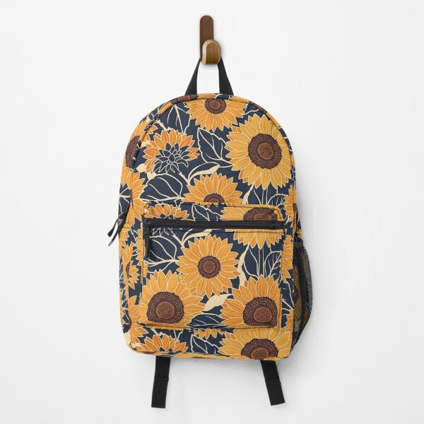 Item preview, Bold Folk Art Sunflower Seamless Pattern designed and sold by VelloomStore.