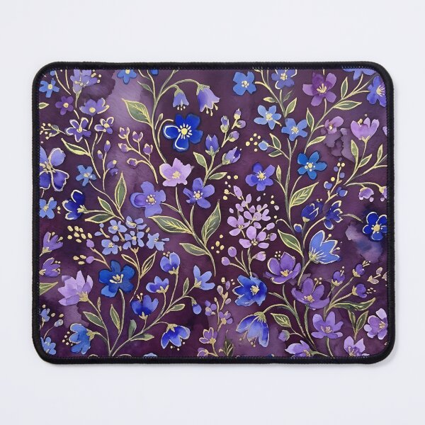 Item preview, Blue and Purple Mini Flowers designed and sold by GraphicsClub.