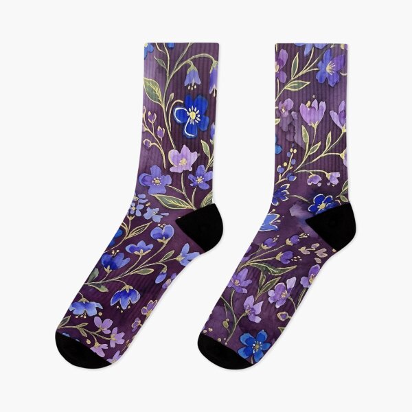Item preview, Blue and Purple Mini Flowers designed and sold by GraphicsClub.