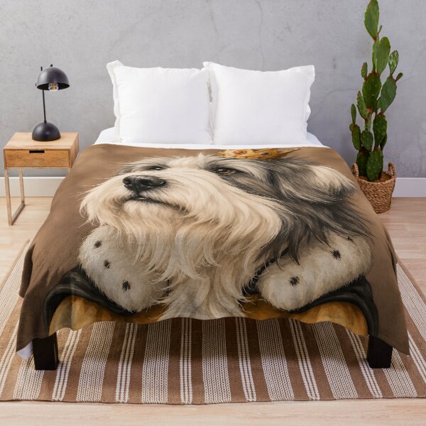 Item preview, Old English Sheepdog King Portrait designed and sold by prettykaler.