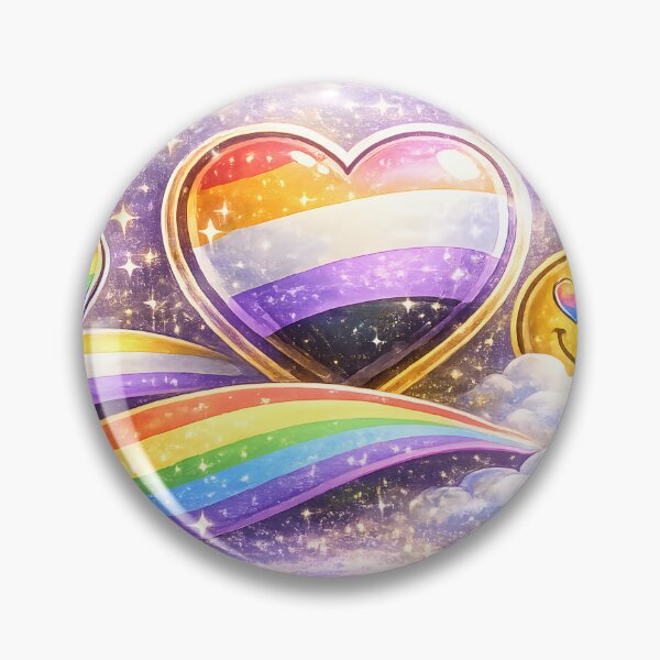Item preview, Queer Joy Rainbow Heart T-Shirt Etc... designed and sold by COOLJJ.
