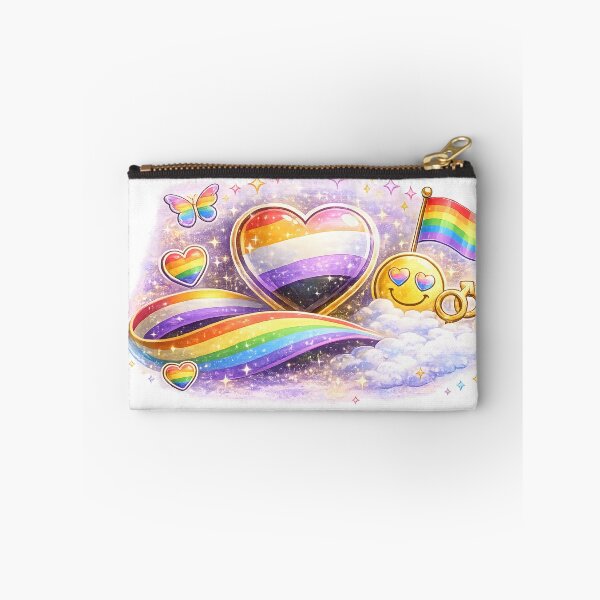 Item preview, Queer Joy Rainbow Heart T-Shirt Etc... designed and sold by COOLJJ.