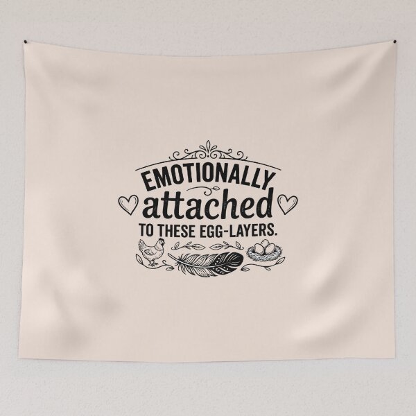 Item preview, Funny Chicken Owner Gift - Emotionally Attached To These Egg Layers designed and sold by MarJul.