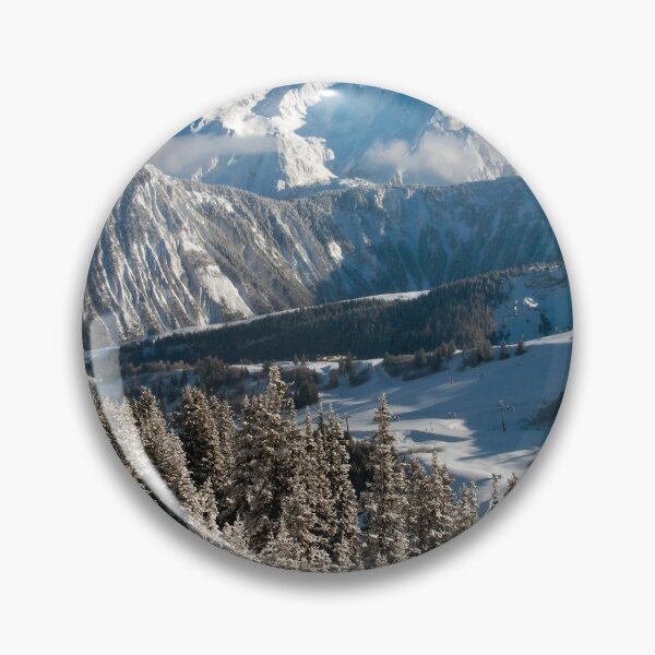 Item preview, Courchevel 1850 Mountain Landscape French Alps designed and sold by AndyEvansPhotos.