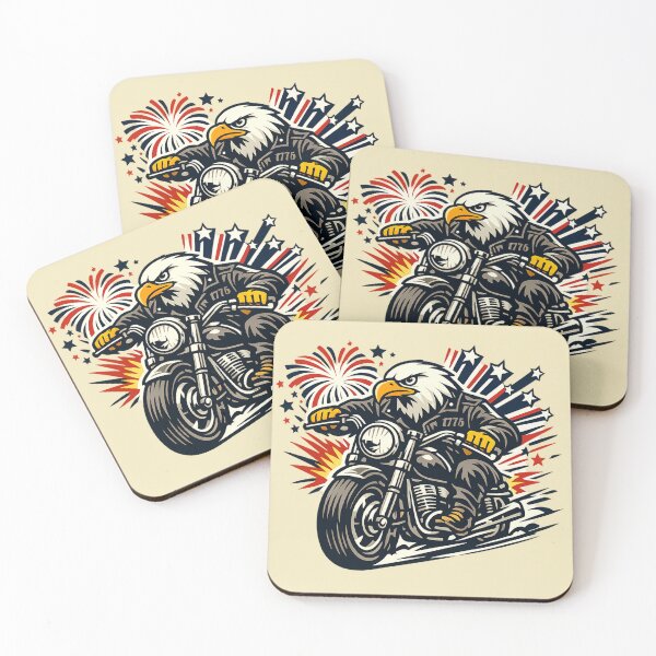 Item preview, Bald Eagle Rider – America 250th Anniversary Art designed and sold by Dogandesighn.
