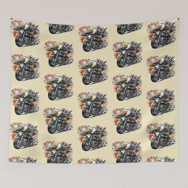 Item preview, Bald Eagle Rider – America 250th Anniversary Art designed and sold by Dogandesighn.