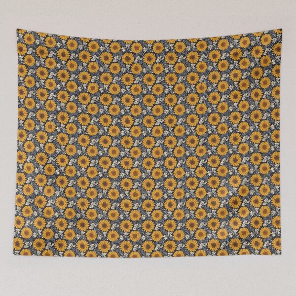 Item preview, Rustic Autumn Folk Flower and Leaf Pattern designed and sold by VelloomStore.