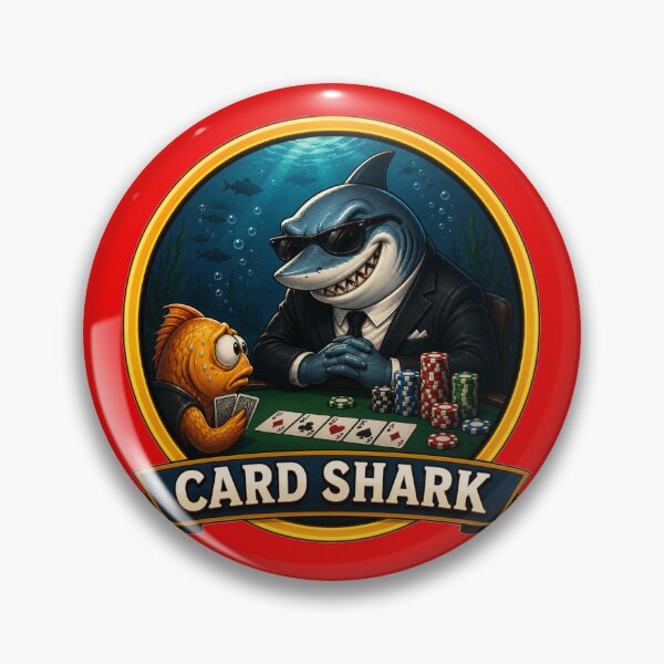 Item preview, Card Shark – Shark vs Fish Poker Humor designed and sold by Fa-Shirt01.