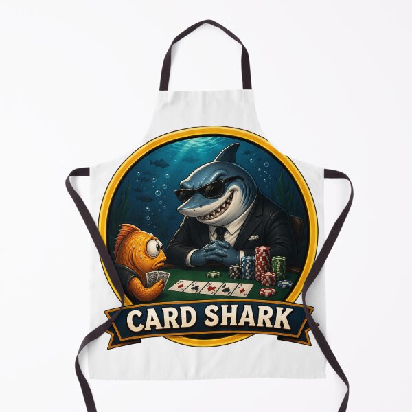 Item preview, Card Shark – Shark vs Fish Poker Humor designed and sold by Fishsign.