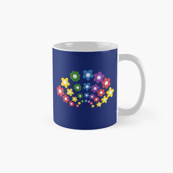 Artikelvorschau, Regenbogen-Blumenbogen – Minimalistisches Retro-Blumendesign entworfen und verkauft von SolutionsArt.