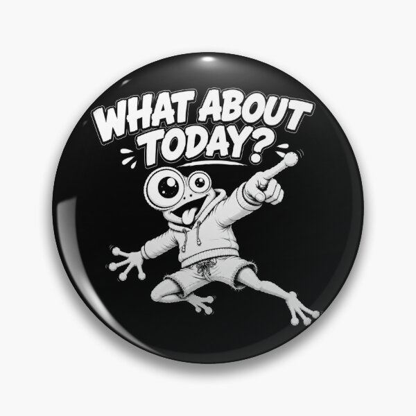 Item preview, Funny Cartoon Frog Asking Questions About Today Loudly designed and sold by JustLaughCo.