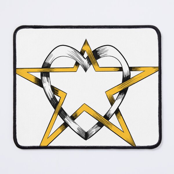 Item preview, Hearts and stars tattoo art designed and sold by Starphil.