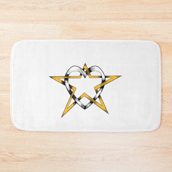 Item preview, Hearts and stars tattoo art designed and sold by Starphil.