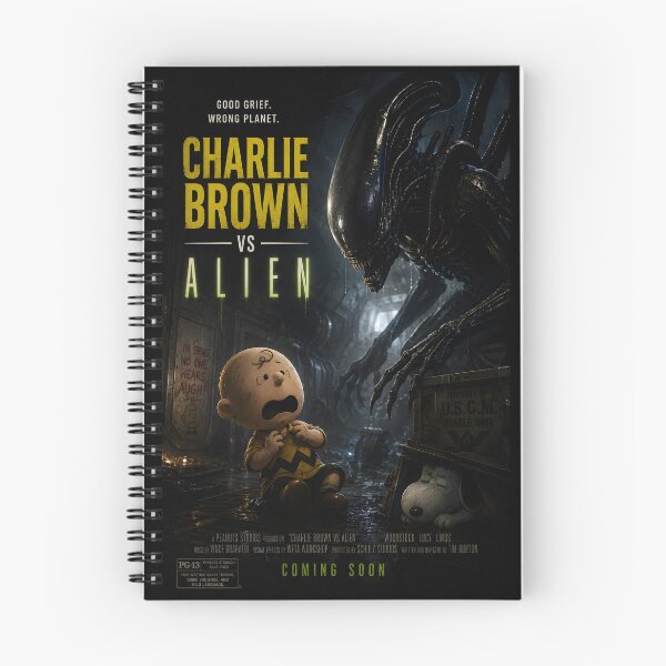 Item preview, Charlie Brown vs. Alien designed and sold by Wanderdreaming.