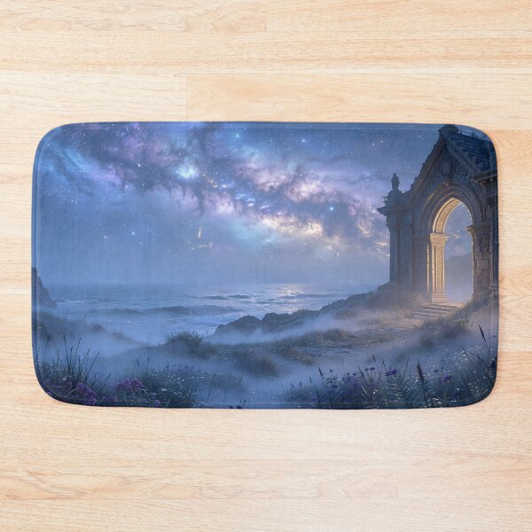 Item preview, Cosmic peace at the gateway to eternity: A mystical view of the sea of stars designed and sold by VoidVeilStudio.