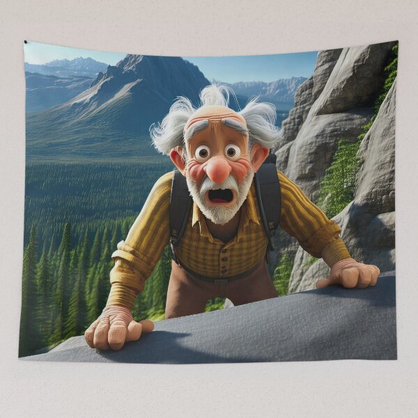 Item preview, Old Man climbing designed and sold by Colin Bentham.