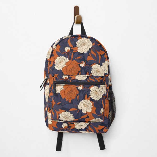 Item preview, Midnight Peony Overlapping Botanical Pattern designed and sold by VelloomStore.