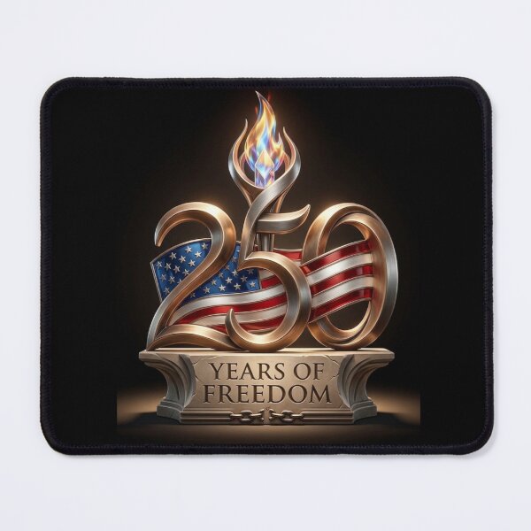 Item preview, 250 Years of Freedom – America Anniversary Art designed and sold by Dogandesighn.