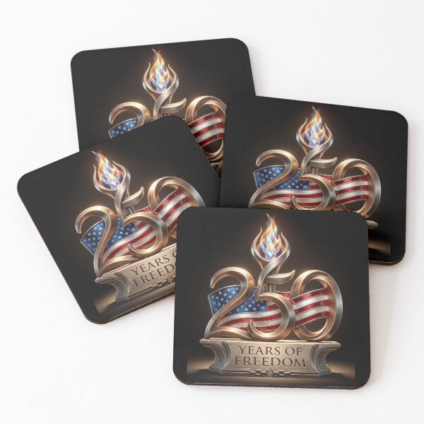 Item preview, 250 Years of Freedom – America Anniversary Art designed and sold by Dogandesighn.