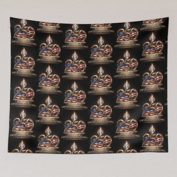 Item preview, 250 Years of Freedom – America Anniversary Art designed and sold by Dogandesighn.