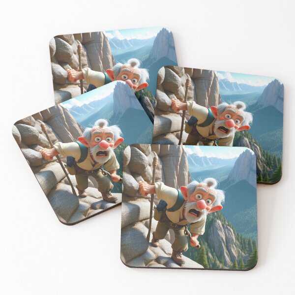 Item preview, Old Man climbing designed and sold by Colin Bentham.